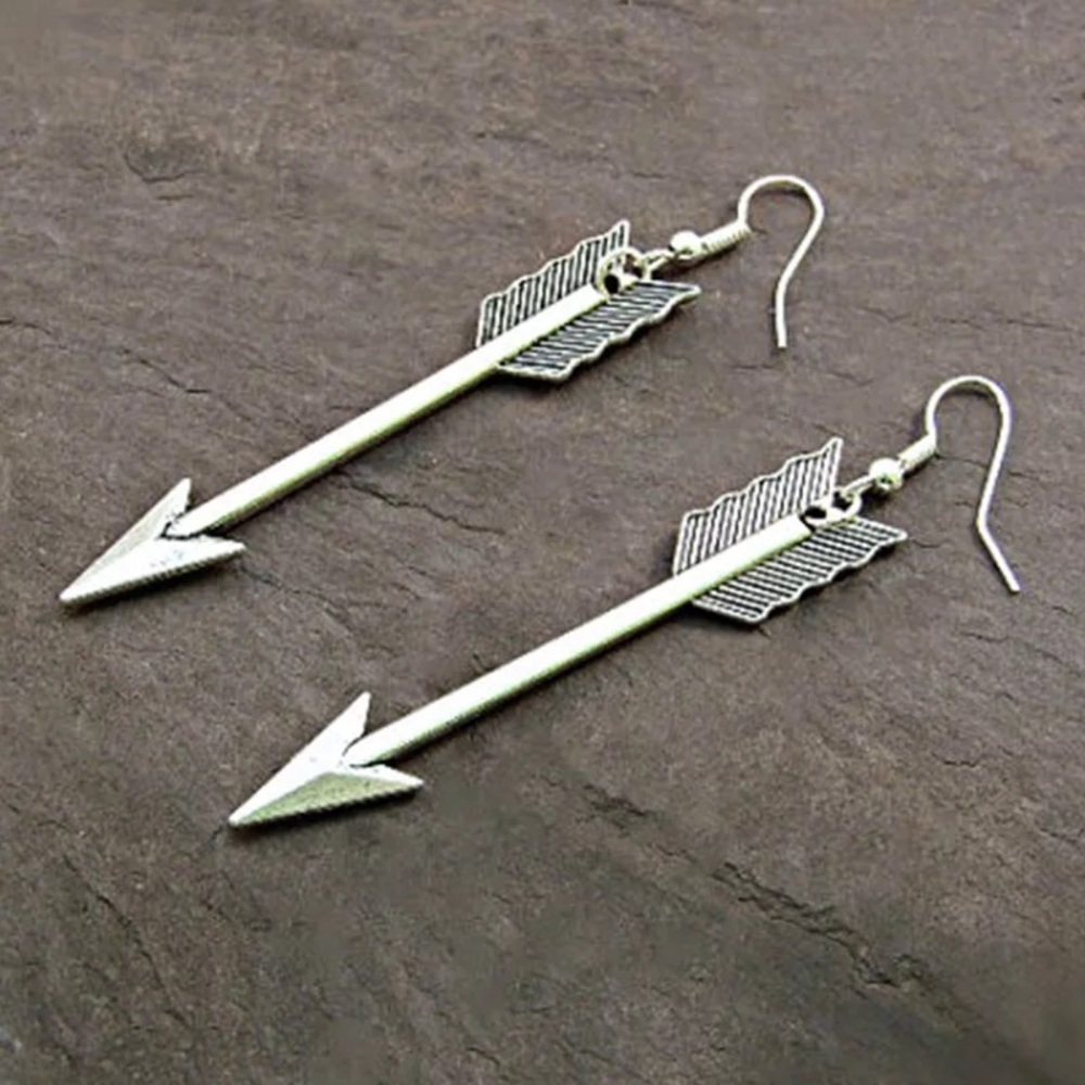 Gold arrow earrings